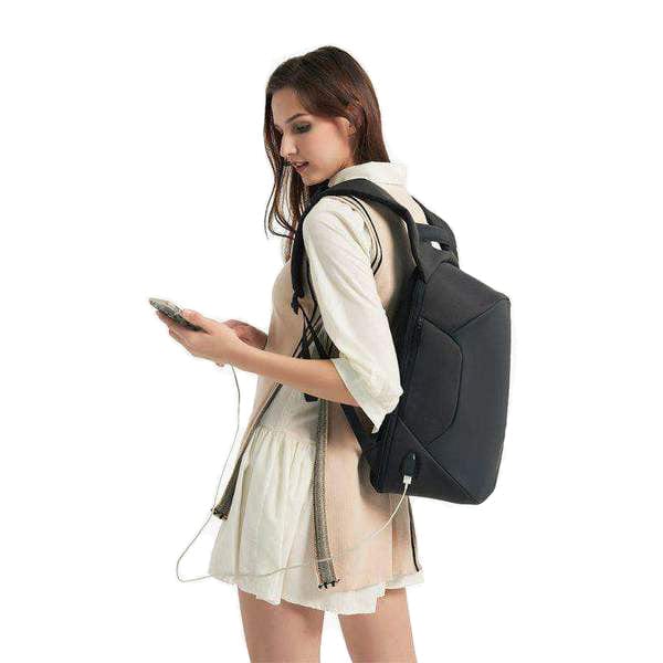 Sac à Dos de Voyage Étanche avec Port de charge USB – Modern Hype