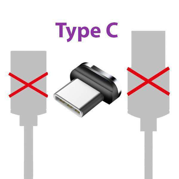 Connecteur De Câble USB Magnétique ESSAGER™ Pour IPhone, Android Et Type C